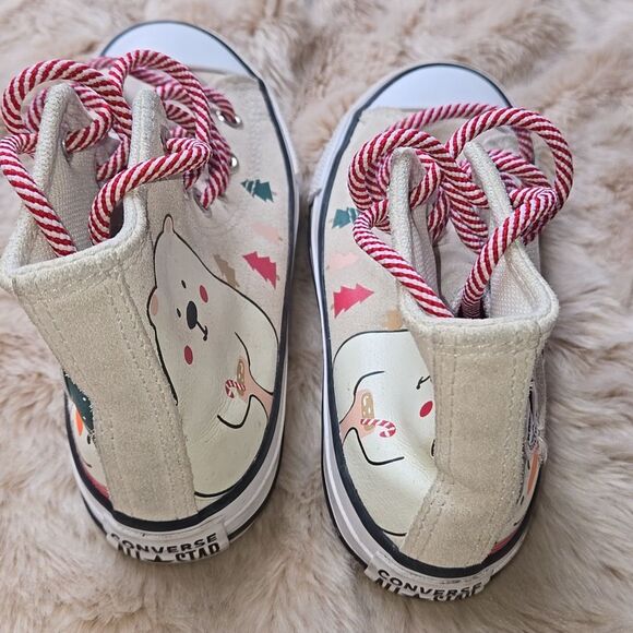 Converse Chuck Taylor All Star High "Winter Holidays" suede Shoes, Size 11 - Picture 6 of 13